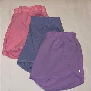 All in Motion Pink, Blue, and Purple Kids Shorts